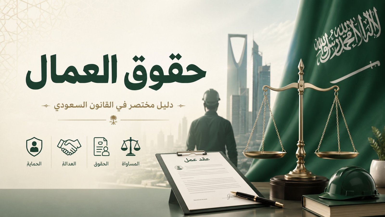 حقوق العامل في نظام العمل السعودي: دليل شامل للأجور والإجازات والفصل ونهاية الخدمة