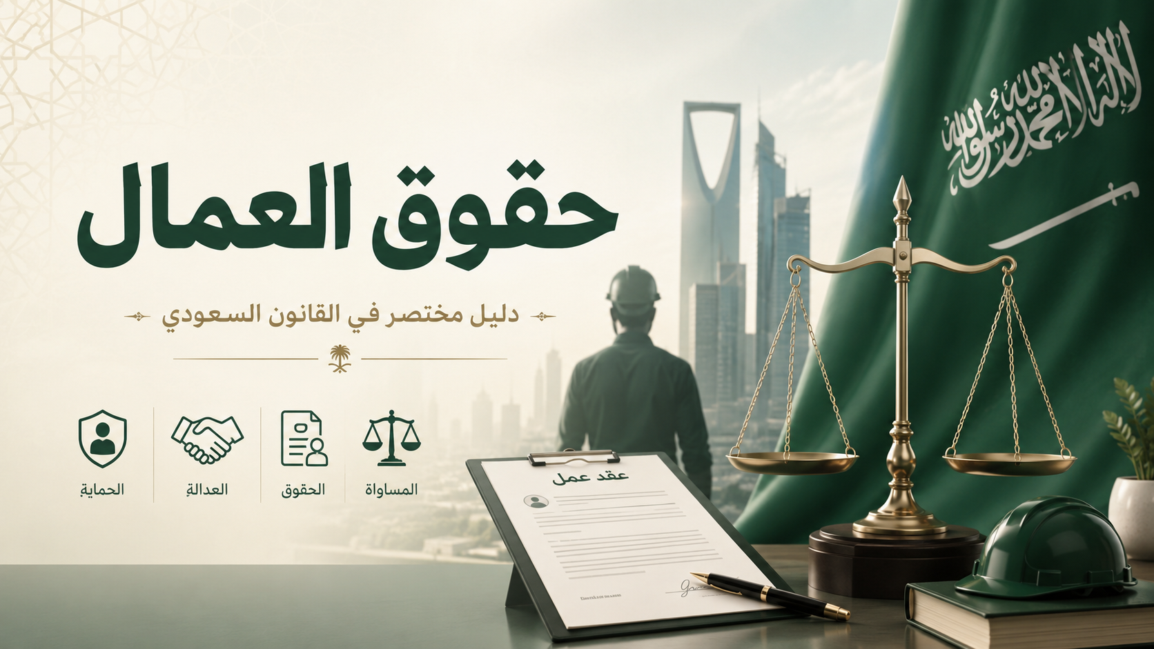 حقوق العامل في نظام العمل السعودي: دليل شامل للأجور والإجازات والفصل ونهاية الخدمة